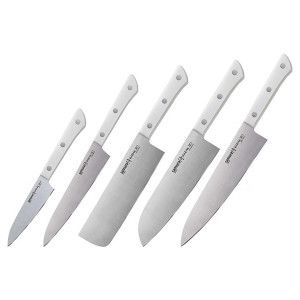 Набор кухонных ножей Samura HARAKIRI SHR-0250W/K